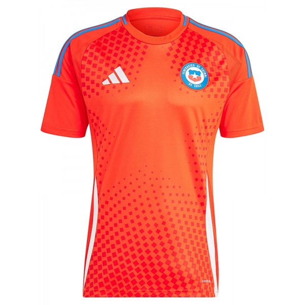 Chile home jersey soccer kit men's first uniform sportswear football tops sport shirt Euro 2024 cup
